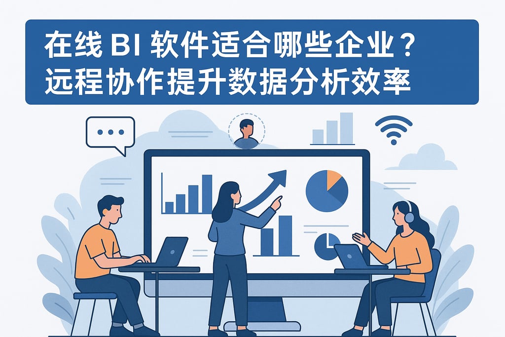 在线BI软件适合哪些企业？远程协作提升数据分析效率"